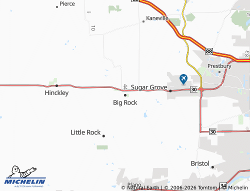 Mapa MICHELIN Big Rock - ViaMichelin