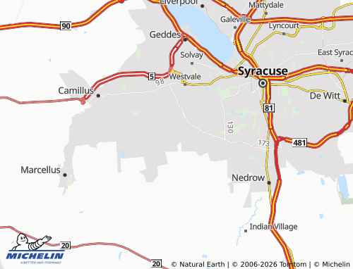 Mapa MICHELIN Loomis Hill - ViaMichelin