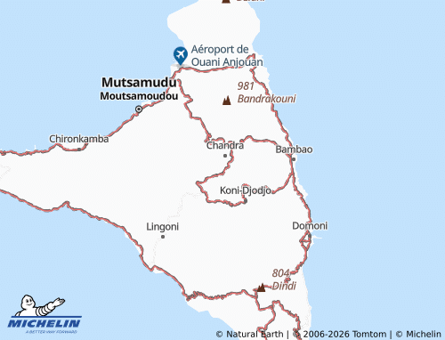 MICHELIN Tsimbeo map - ViaMichelin