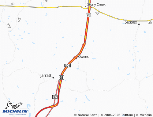 Mappa MICHELIN Owens - ViaMichelin