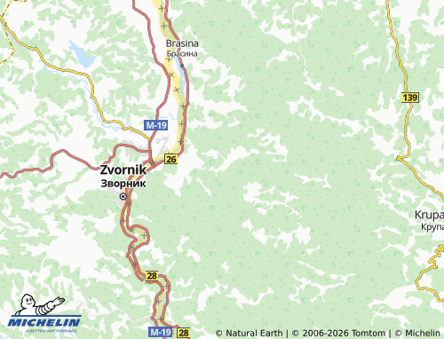 Carte MICHELIN Radalj - ViaMichelin