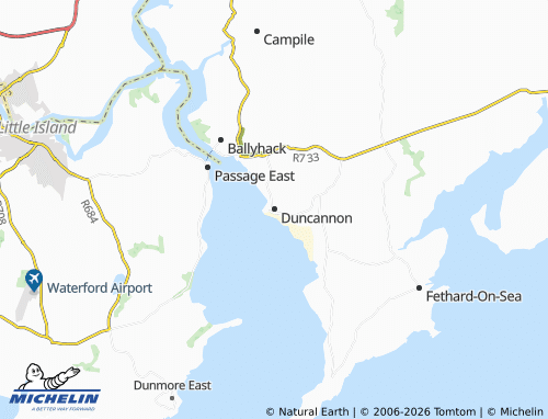 Kaart MICHELIN Duncannon - ViaMichelin