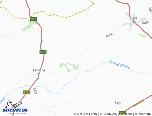 Mapa MICHELIN Lemanaghan - ViaMichelin