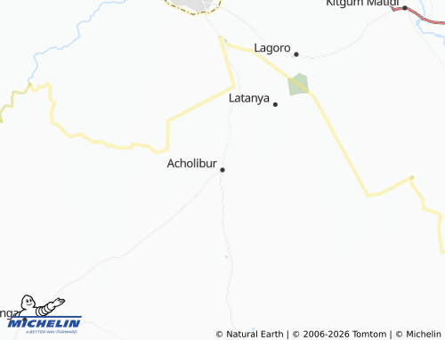 Mappa MICHELIN Acholibur - ViaMichelin