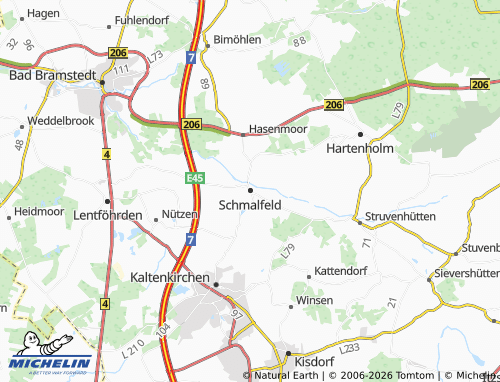 MICHELIN Schmalfeld map - ViaMichelin
