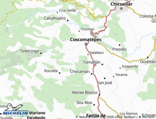Mapa MICHELIN Tetlaxco - ViaMichelin