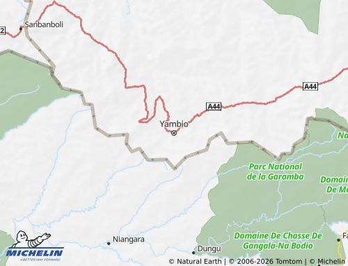 MICHELIN-Landkarte Western Equatoria - ViaMichelin
