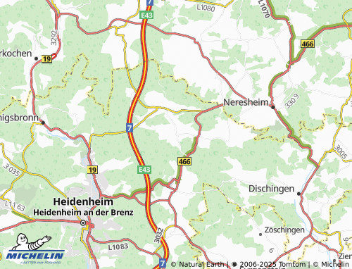 MICHELIN Kleinkuchen map - ViaMichelin