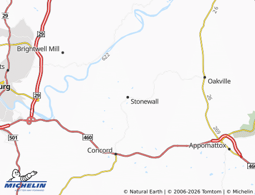 Mappa MICHELIN Stonewall - ViaMichelin