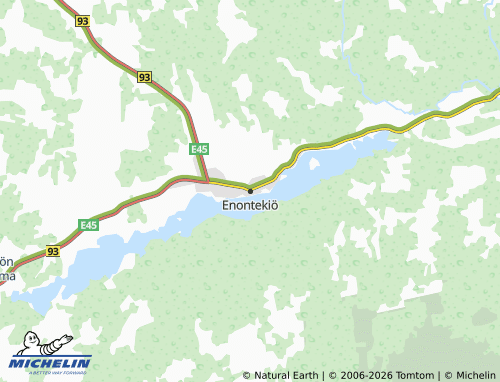 MICHELIN-Landkarte Enontekiö - ViaMichelin