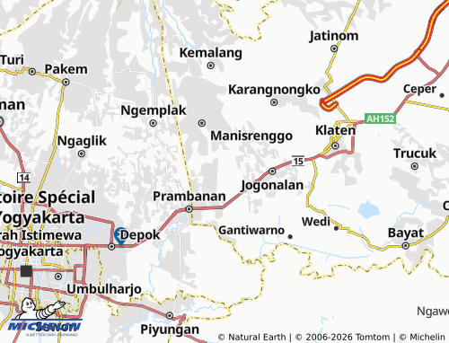 MICHELIN Randusari map - ViaMichelin