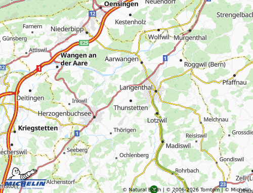 MICHELIN-Landkarte Hof - ViaMichelin