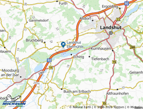 Mappa MICHELIN Eching - ViaMichelin