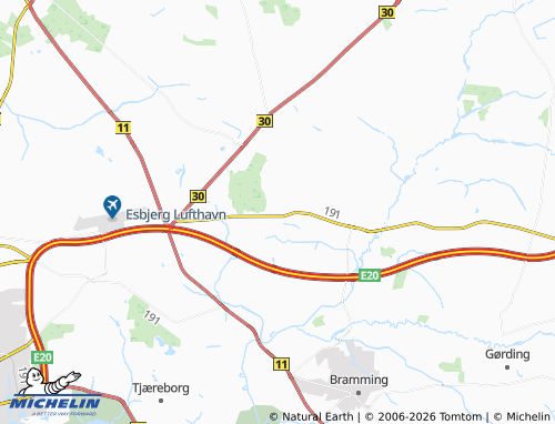 Mappa MICHELIN Grimstrup - ViaMichelin