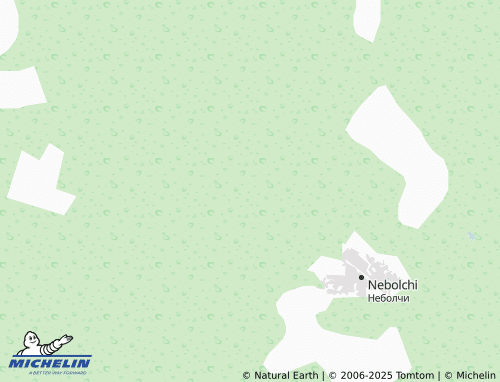 MICHELIN Obrechikha map - ViaMichelin