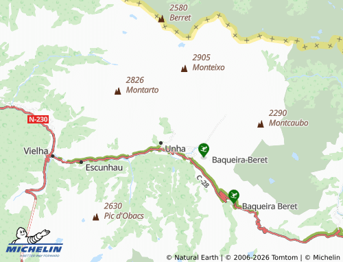 Kaart MICHELIN Bagergue - ViaMichelin