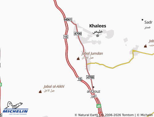 MICHELIN-Landkarte al-Malik Fahd - ViaMichelin