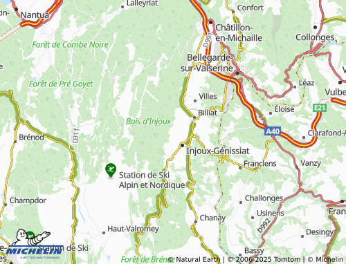 MICHELIN Chaix map - ViaMichelin