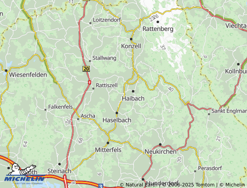 MICHELIN Siegenfurt map - ViaMichelin