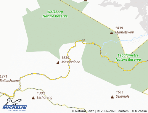 MICHELIN-Landkarte Ga-Moila - ViaMichelin