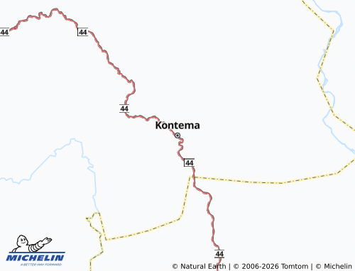 Mappa MICHELIN Kontema - ViaMichelin