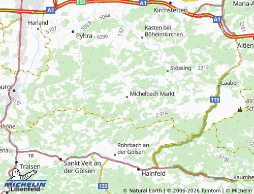 MICHELIN Michelbach Markt map - ViaMichelin