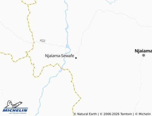 Mappa MICHELIN Njaiama-Sewafe - ViaMichelin