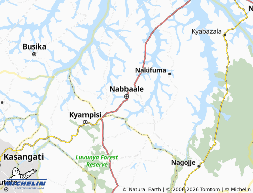 MICHELIN Nabbaale map - ViaMichelin