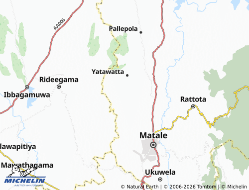 Mappa MICHELIN Ethipallawala - ViaMichelin