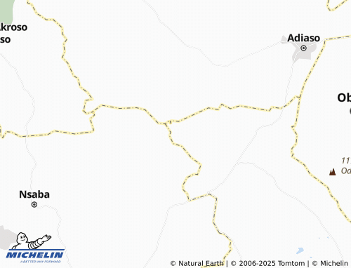 MICHELIN-Landkarte Ayensuaka - ViaMichelin