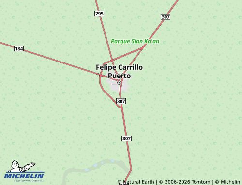 MICHELIN Villas del Sol, Colonia Constituyentes map - ViaMichelin