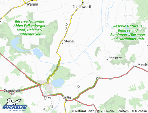 MICHELIN Süderende map - ViaMichelin