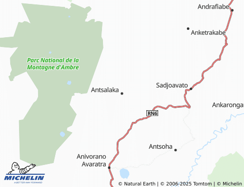MICHELIN-Landkarte Antsalaka - ViaMichelin