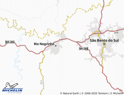 Mapa MICHELIN Pinheirinho - ViaMichelin
