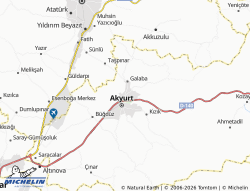 Mappa MICHELIN Yeşiltepe - ViaMichelin