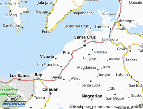 MICHELIN Pila map - ViaMichelin