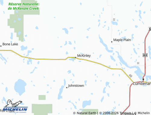 Carte MICHELIN McKinley - ViaMichelin