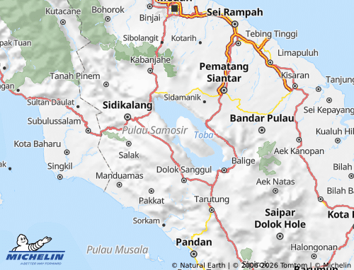 Mapa MICHELIN Samosir - ViaMichelin