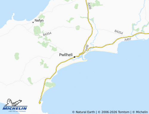 MICHELIN Pwllheli map - ViaMichelin