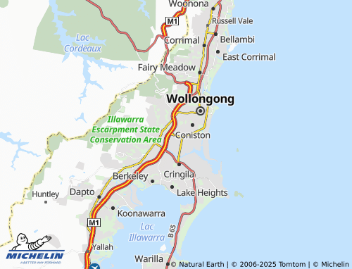MICHELIN-Landkarte Mount Saint Thomas - ViaMichelin