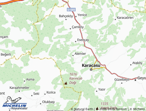 MICHELIN Alemler map - ViaMichelin