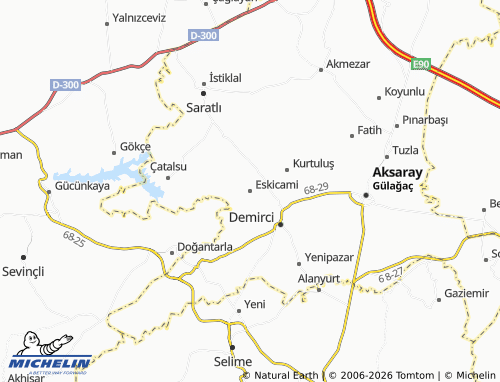 MICHELIN Eskicami map - ViaMichelin
