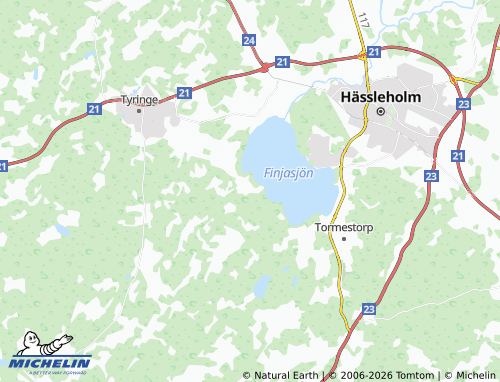 MICHELIN Skyrup Östra map - ViaMichelin