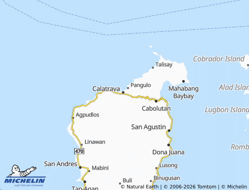 Mappa MICHELIN Poblacion - ViaMichelin