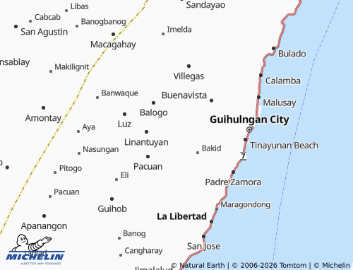 MICHELIN Mabunga map - ViaMichelin