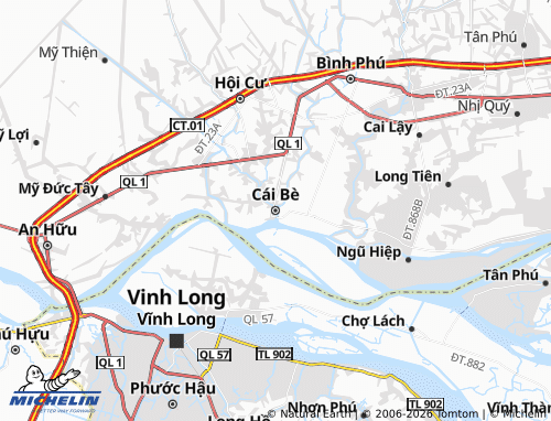 Mapa MICHELIN Cái Bè - ViaMichelin