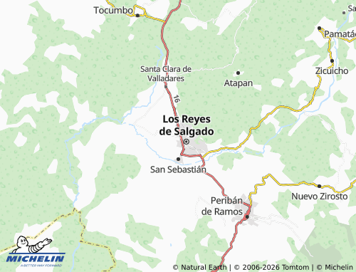 MICHELIN San José map - ViaMichelin