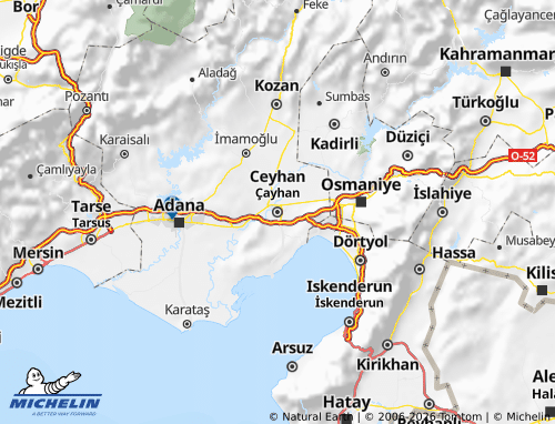 Mappa MICHELIN Çayhan - ViaMichelin