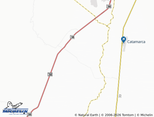 MICHELIN El Bañado map - ViaMichelin