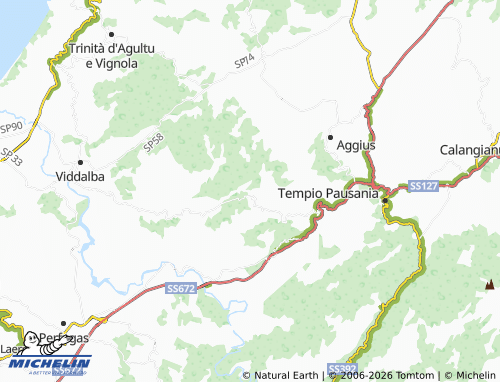 Mapa MICHELIN Lu Falzu - ViaMichelin